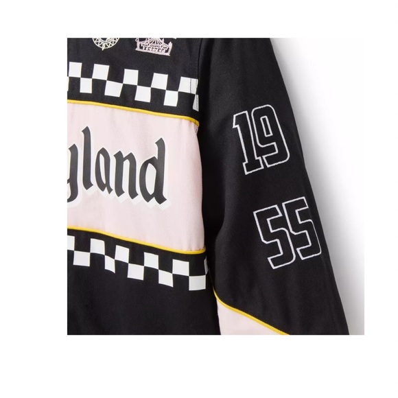 Disneyland Racing Jacket Disney Castle Princess Varsity NWT - Picture 7 of 11